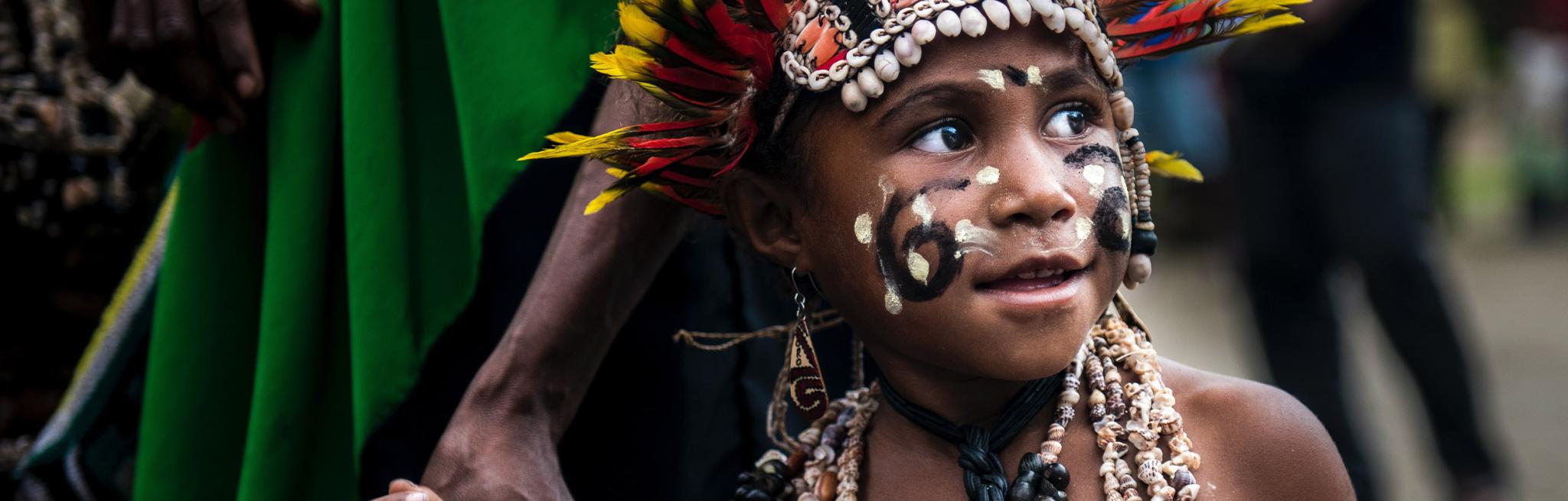 A child from Papua New Guinea